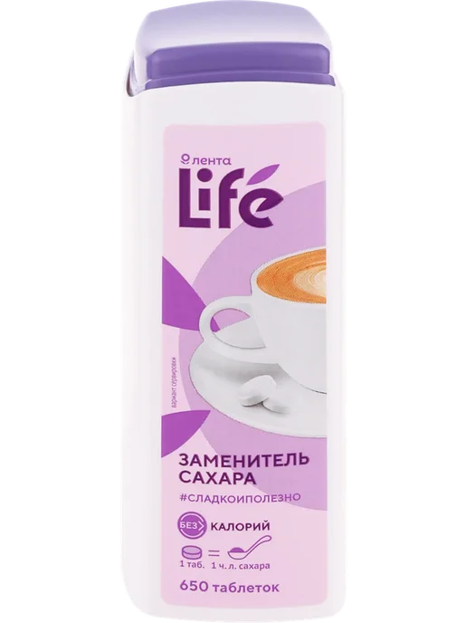 ЛЕНТА LIFE Заменитель сахара в таблетках, 650шт, 650 шт, фото 2
