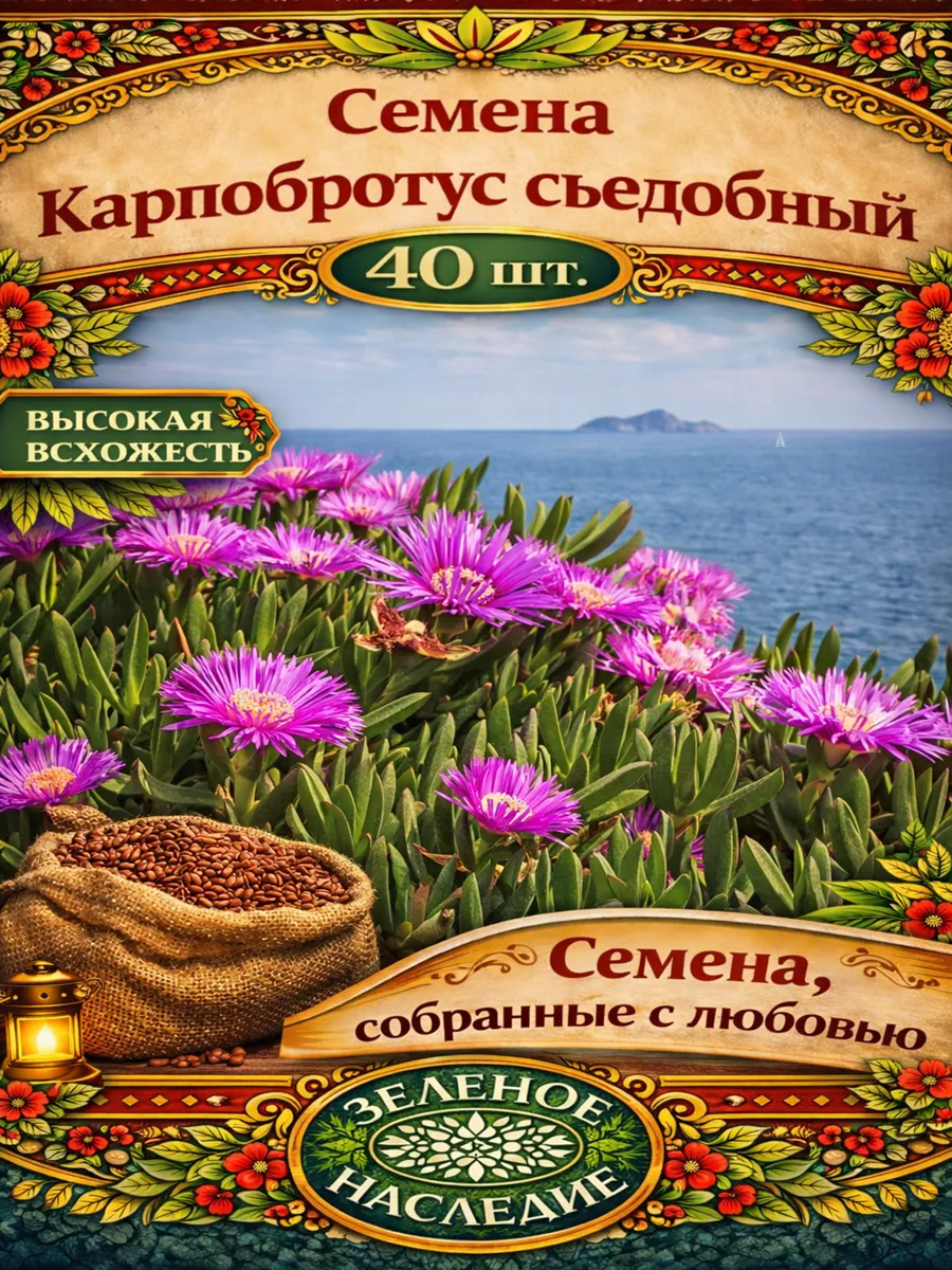 Семена Карпобротус съедобный 40 шт