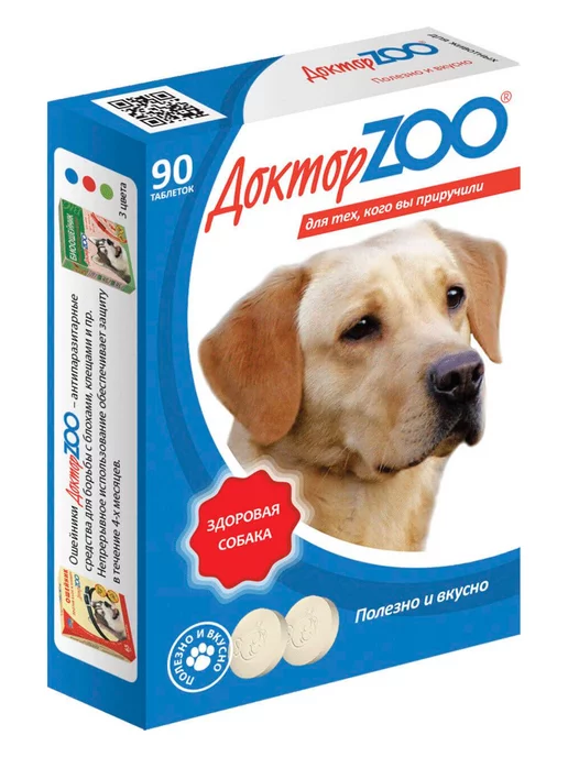 ДокторZOO добавка "Здоровая собака" с водорослями, 6X90шт, 6x90, фото 2