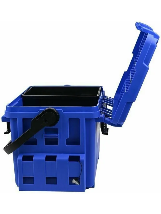 Meiho Ящик рыболовный BUCKET MOUTH BM-7000 Blue 475x335x320, 475x335x320, фото 3