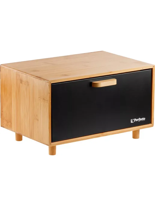PERFECTO LINEA Хлебница с крышкой деревянная большая 36х26х23 см, 36x26x23 см, фото 3