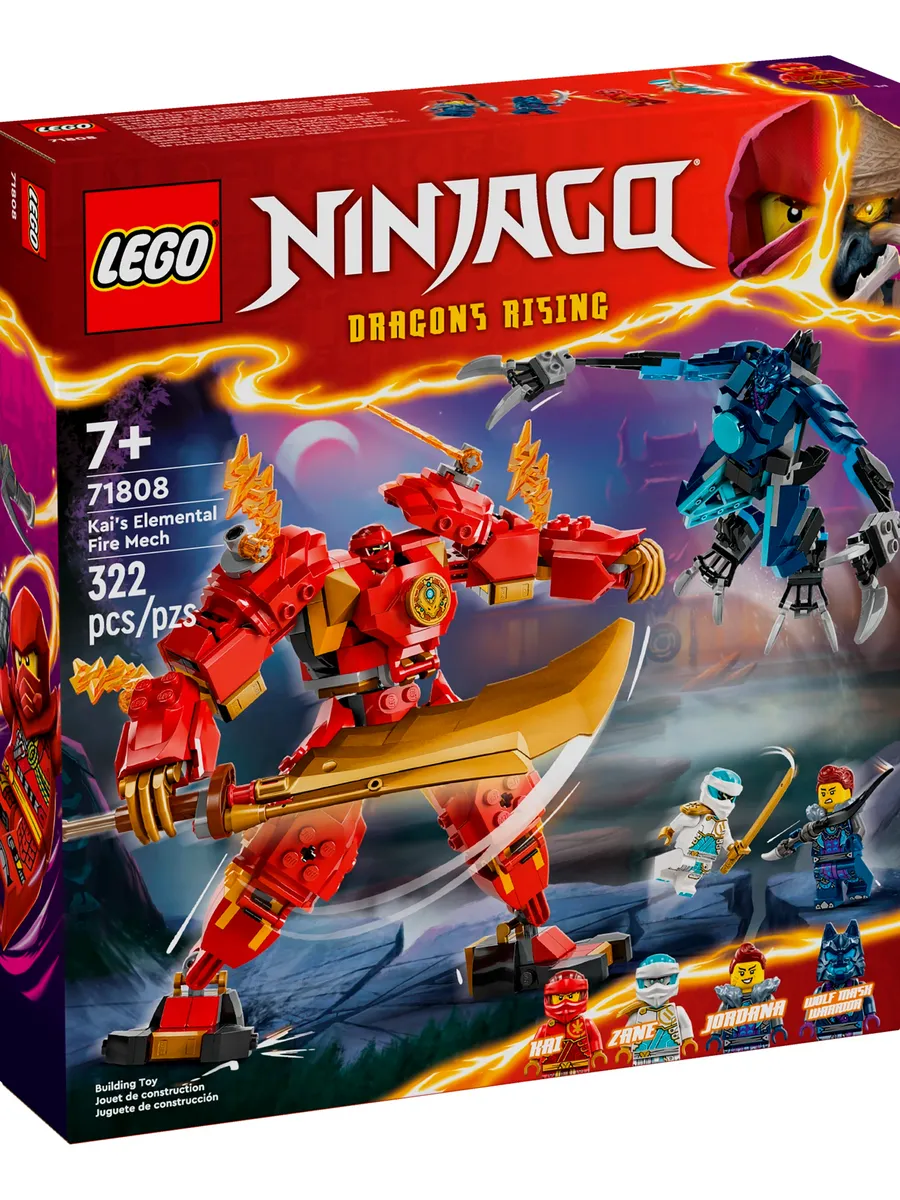 Конструктор NINJAGO 71808 Огненный робот Кая