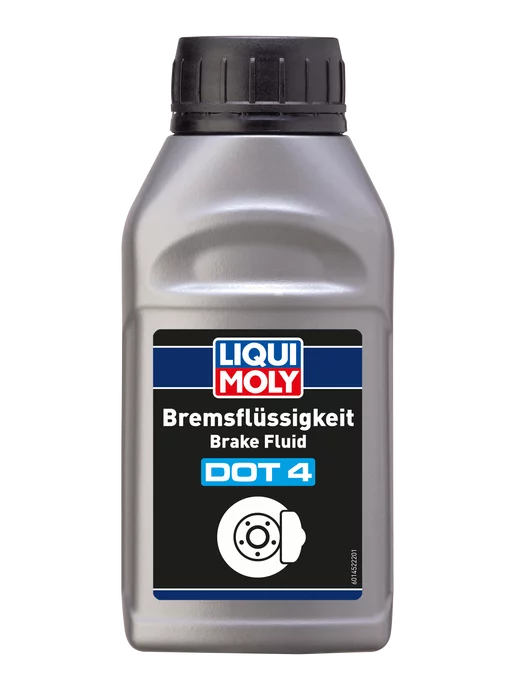 LIQUI MOLY Тормозная жидкость Ликви Моли Bremsflussigkeit DOT 4 0,25л, 0,25 л