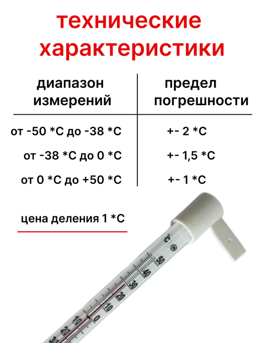 Мисс Тис Термометр уличный оконный для дома на гвоздиках, белый, фото 4