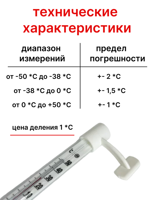 Мисс Тис Термометр уличный оконный для дома на липучках, белый, фото 4
