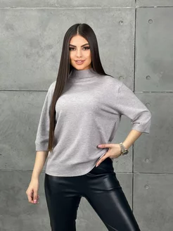 Водолазка с коротким рукавом 3/4 кашемировая H Fashion 247480914 купить за 1 805 ₽ в интернет-магазине Wildberries