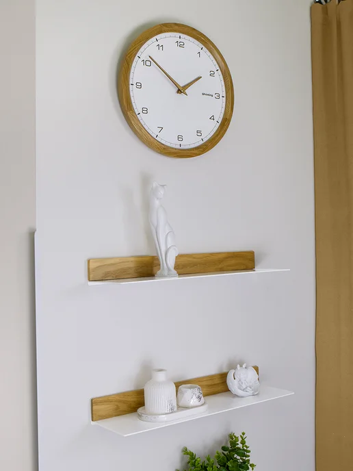 WSFurniture Полка настенная, белый, фото 4