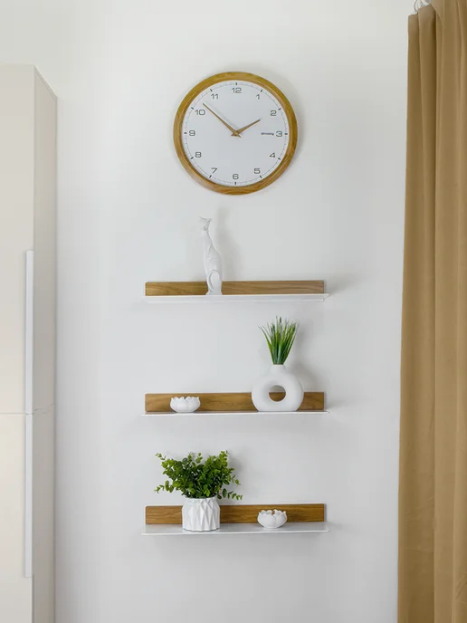 WSFurniture Полка настенная, белый, фото 6