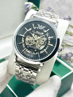 Наручные часы Механика с автоподзаводом Emporio Armani 247520590 купить за 4 301 ₽ в интернет-магазине Wildberries