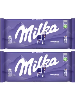 Шоколад молочный милка Alpin Milk 2шт по 100г Milka 247548887 купить за 316 ₽ в интернет-магазине Wildberries