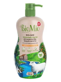 BIO-CARE ср-во мытья посуды мандарин, 750 мл -1 шт