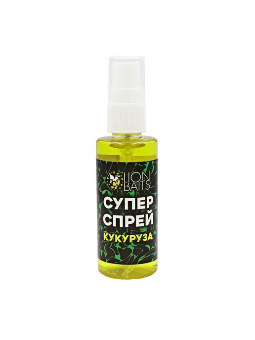 Lion Baits Мощный Супер спрей Кукуруза 50мл, 50 мл, фото 2