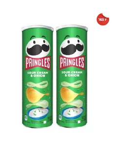 Чипсы Принглс сметана-лук 165 г набор из 2 шт Pringles 247594473 купить за 554 ₽ в интернет-магазине Wildberries