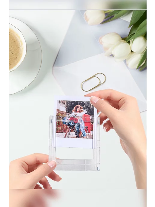 Photozone Рамки для фото магнитные Instax SQUARE, черный, фото 8