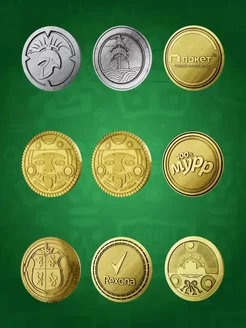Монетки Магазин Сокровищ 25 шт 23THEMA 247616883 купить за 264 ₽ в интернет‑магазине Wildberries