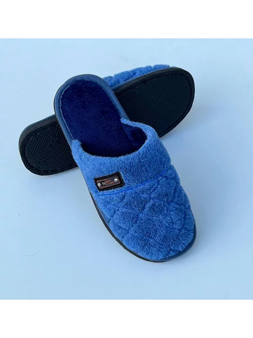 K&h Collection Тапочки домашние с закрытым носом, синий, фото 2