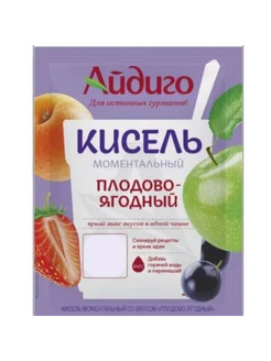 Кисель Моментальный плодово-ягодный 5 штук айдиго 247647657 купить за 170 ₽ в интернет-магазине Wildberries