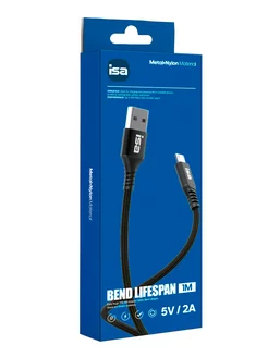 Кабель BX-4 USB на MicroUSB 1m 2A черный