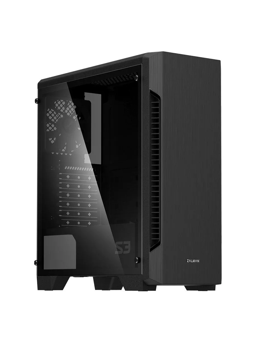 Корпус S3 T черный без БП ATX 5x120mm 2xUSB2.0