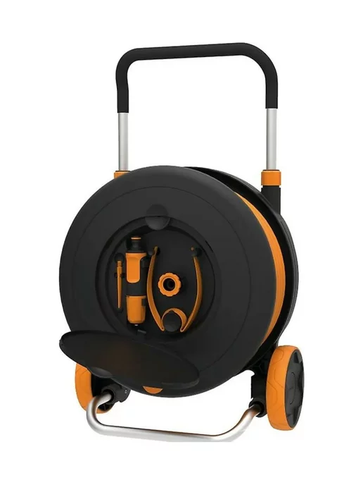 Fiskars Катушка со шлангом 1 2", 20 м, с аксессуарами 1023643