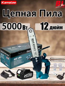 12-дюймовая бесщеточная бензопила,1 АКБ 6,0 Ач Kamolee 247699850 купить за 6 545 ₽ в интернет-магазине Wildberries