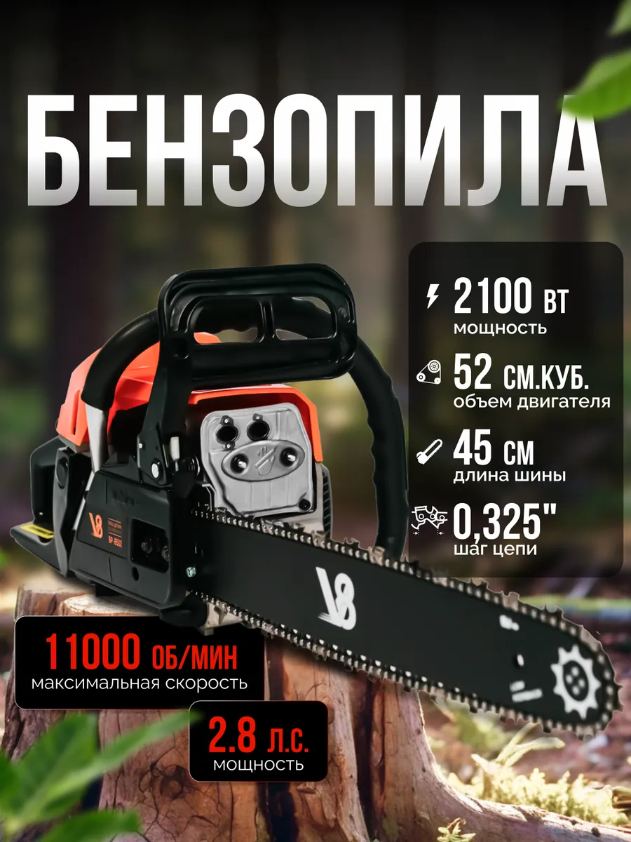 Бензопила цепная...