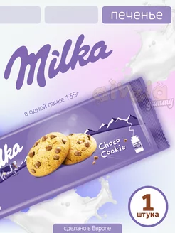 Ванильное печенье Milka Choco Cookie с шоколадной крошкой Milka 247776261 купить за 272 ₽ в интернет-магазине Wildberries