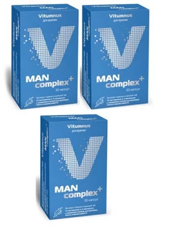 Витумнус Man Complex + комплекс для мужчин капс 30 шт 3уп