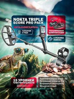 Металлоискатель Triple Score PRO PACK Nokta 247866007 купить за 68 370 ₽ в интернет-магазине Wildberries