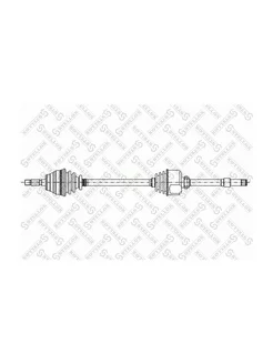 Привод правый 880mm, 21641 Peugeot 405 1.6-1.9 D 87-92