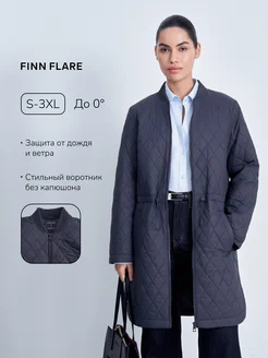 Полупальто осеннее бомбер стеганый синтепон Finn Flare 247925461 купить за 8 329 ₽ в интернет-магазине Wildberries