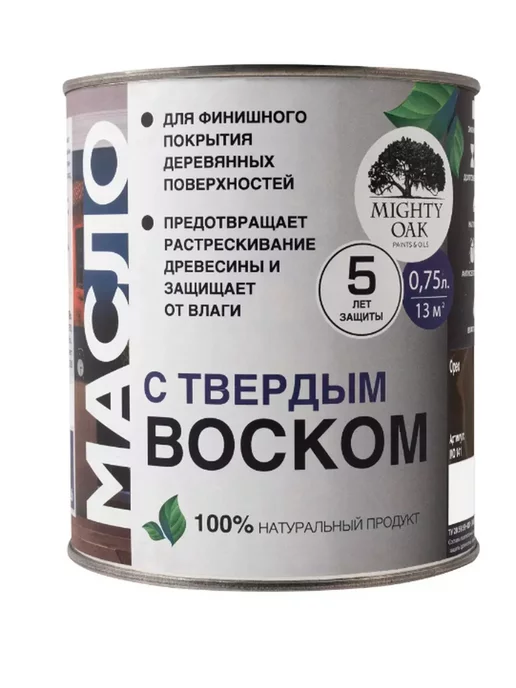 Mighty Oak Масло с твердым воском 750 мл, 750 мл, фото 3