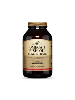 Omega-3 Fish Oil концентрат рыбьего жира Омега-3, 120 капсул