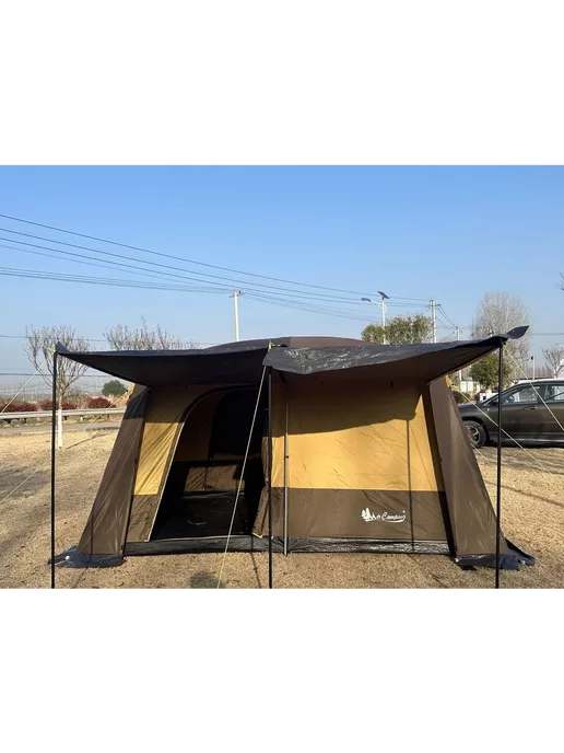 GOODSTORAGE Палатка туристическая 8-местная MIR-1610А, коричневый, фото 5