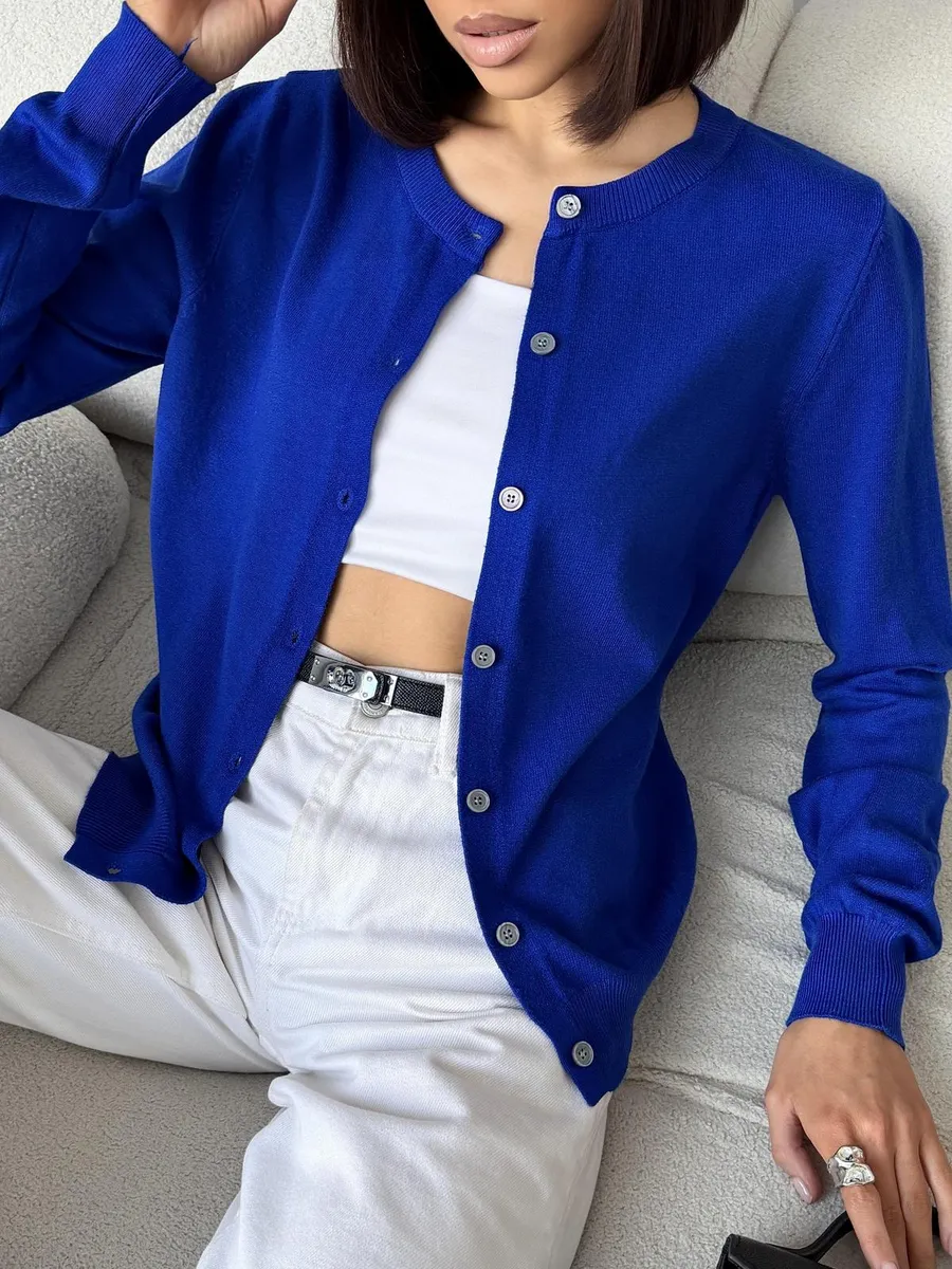 Кардиган на пуговицах