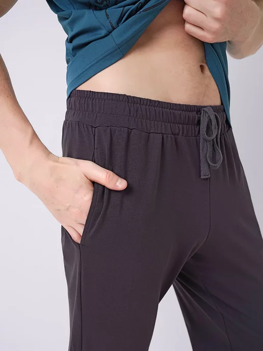 CLEVER WEAR Костюм домашний с футболкой и брюками пижама, синий, фото 5