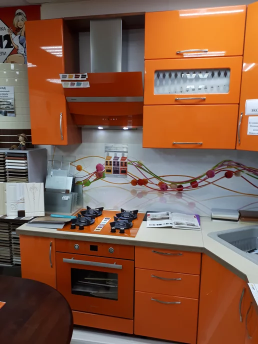 Rainford Кухонная вытяжка наклонная RCH-3635 Orange, оранжевый, фото 5