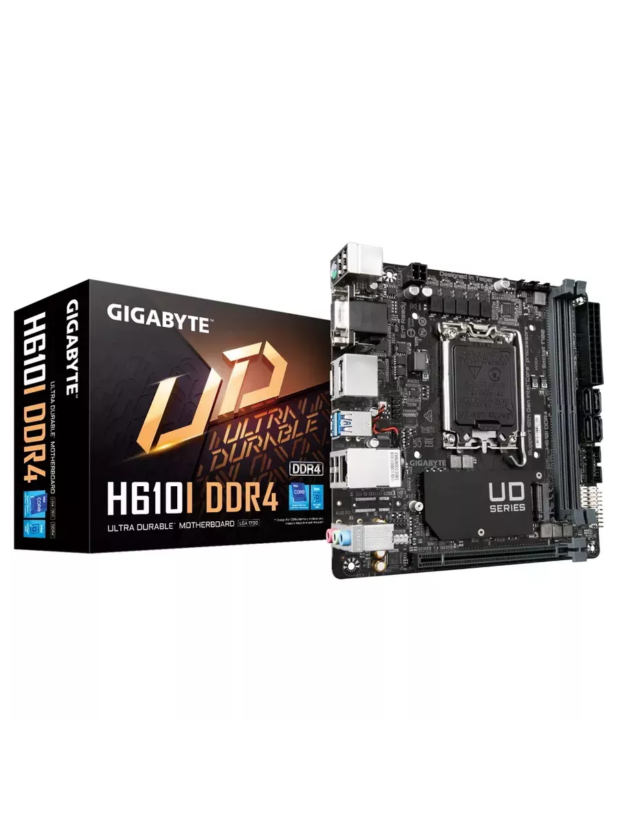 Материнская плата H610I Gigabyte 248114674 купить за 10 680 ₽ в интернет‑магазине Wildberries