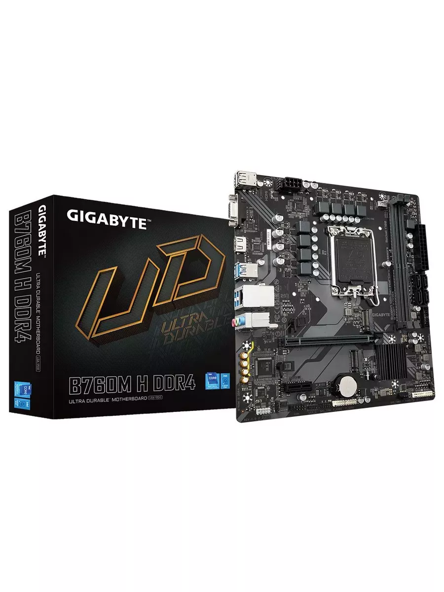 Материнская плата B760M H DDR4 (LGA1700, mATX) Gigabyte 248114700 купить за 6 892 ₽ в интернет‑магазине Wildberries