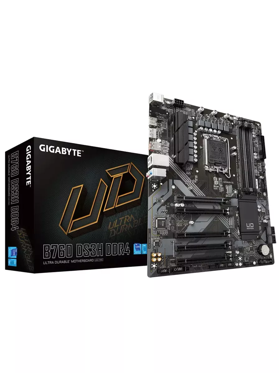 Gigabyte Материнская плата B760 DS3H DDR4, ATX