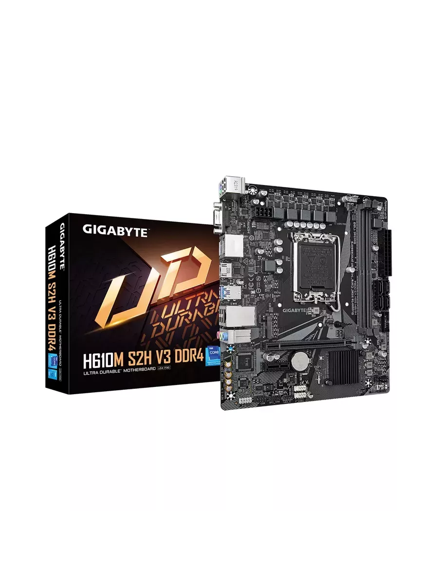 Материнская плата H610M S2H V3 DDR4, Socket 1700, H610