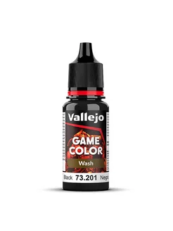 Проливка Game Color - Black Wash 73201 18 мл Vallejo 248129856 купить за 357 ₽ в интернет-магазине Wildberries