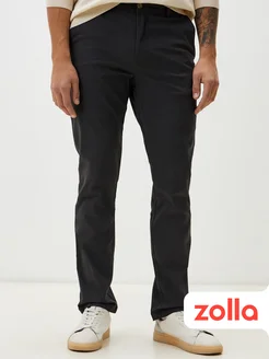 Брюки силуэта Slim из хлопка Zolla 248153700 купить за 1 421 ₽ в интернет-магазине Wildberries