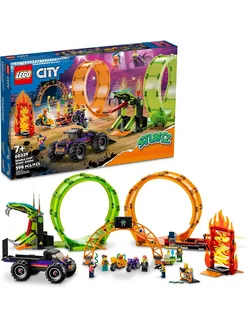 Конструктор LEGO City 60339 Трюковая арена Двойная петля lego 248162929 купить за 12 643 ₽ в интернет-магазине Wildberries