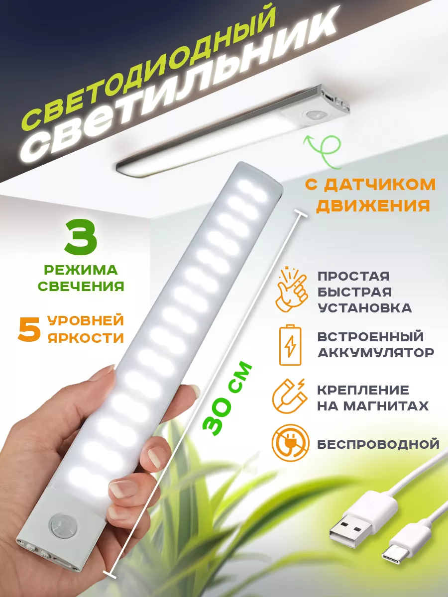 Светильник светодиодный с...