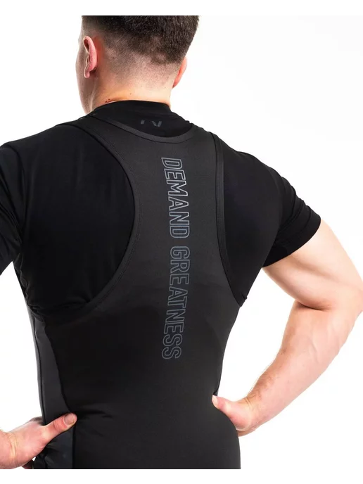 A7 Fitness Inc Трико A7 Luno Shadow Stone мужское, черный, фото 2