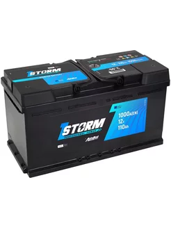 Аккумулятор STORM 110R 12V 110Ач 1000А 353x175x190 обр.пол