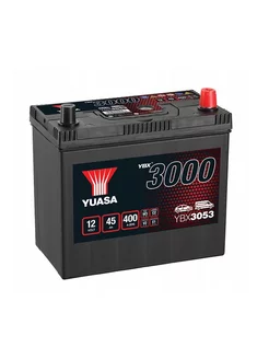 Аккумулятор YUASA YBX3053-045 12V 45Ач обр.пол