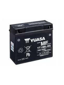 Аккумулятор YUASA YT19BL-BS 12V 19Ач обр.пол