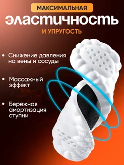 Стельки мягкие анатомические для обуви и кроссовок